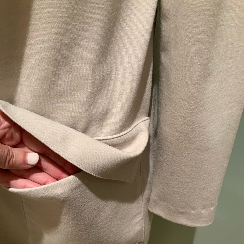 Beige/Oatmeal Long Jacket - Picture 7 of 13